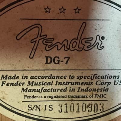 Fender DG-7 Acoustic Guitar image 12