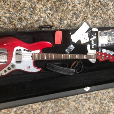 Fender 50th Anniversary Jazz Bass with Matching Headstock 2010 - Candy Apple Red image 1