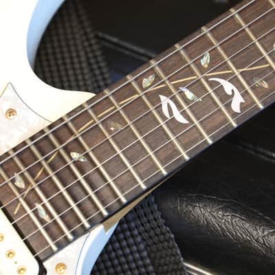 Minty! 2013 Ibanez Steve Vai Signature JEM7V HSH Electric Guitar White + OHSC image 9