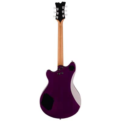 EVH SA-126 Special QM Semi-Hollow Guitar - Trans Purple image 8