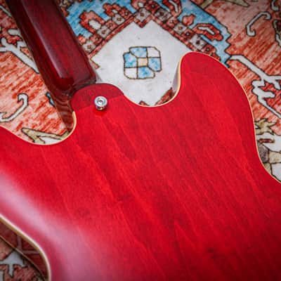 GIBSON USA Custom Shop '63 ES-335 Block Reissue "Faded Cherry" (2014) image 21