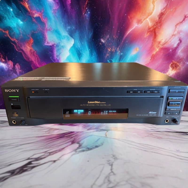 Sony MDP-600 CD CDV LD Laserdisc Player Fresh Professional Servicing W/ Receipt!