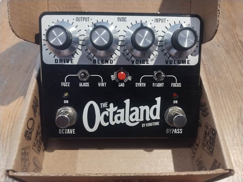 King Tone Guitar Octaland V3 2024 - Black image 1