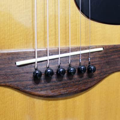Vintage (1967) Yamaha FG180 Red Label Acoustic/Electric Guitar with LR Baggs pickup and Hardshell Case MIJ image 17