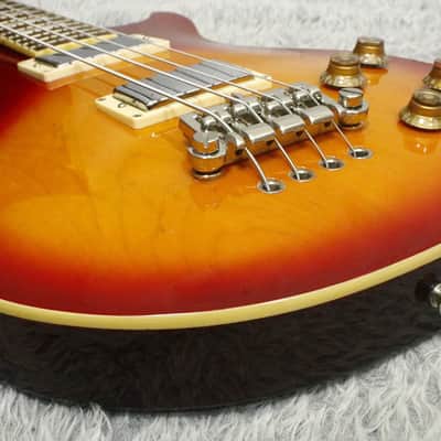 2010 Fernandes Burny LPB-65 STANDARD Vintage Cherry Sunburst Made in China image 8