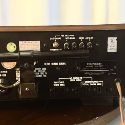 🎶✨ Pioneer SX-727 Vintage Stereo Receiver w/ Original Wood Case — Serviced/Cleaned, LED Dial, FM Aligned,  Excellent Cosmetics image 15