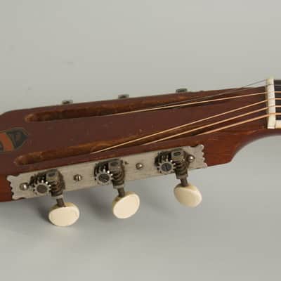 Immagine National  Style 1 Roundneck Resophonic Guitar (1930), ser. #S-229, original black hard shell case. - 14