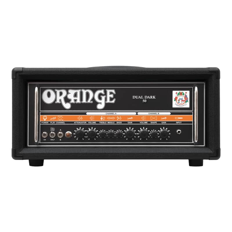 Orange Dual Dark 50 2-Channel 50-Watt Guitar Amp Head image 1