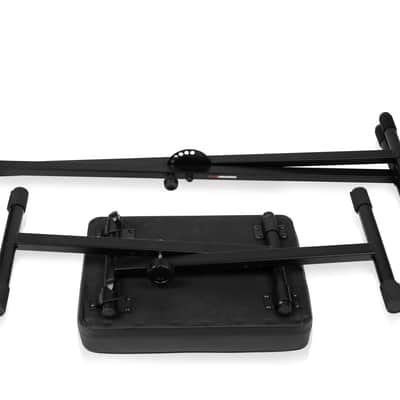 Gator Frameworks Compact and Folding Keyboard Bench and X-Stand Set; (GFW-KEYBENCH-SET) image 6