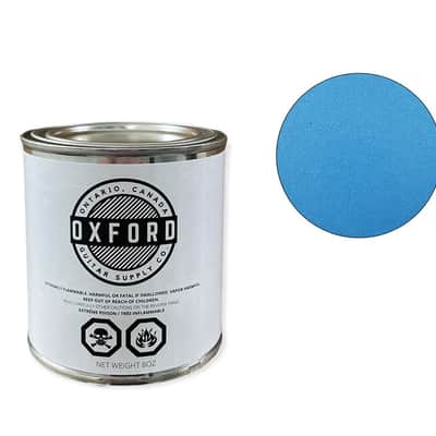Oxford Nitrocellulose Lacquer - Pelham Blue – Metallic – 8oz Tin image 1