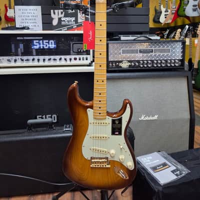 Fender 75th Anniversary Commemorative Stratocaster 2021 - 2-Color Bourbon Burst image 1