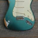 Used Fender Custom Shop 1963 Stratocaster Heavy Relic - Sherwood Metallic w/OHSC