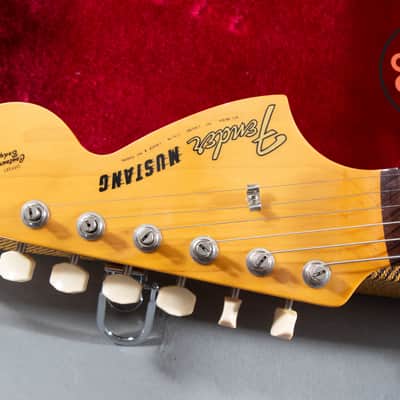 2017 Fender MIJ Traditional ’60s Mustang 3-Tone Sunburst | Japan | Tweed Case image 3