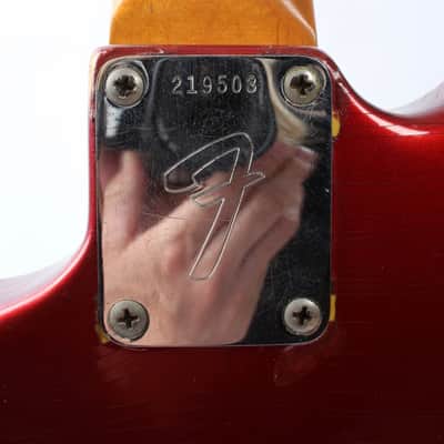 1968 Fender Jaguar candy apple red image 11