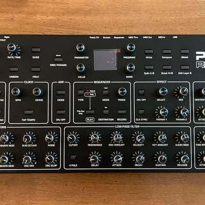 Sequential Prophet Rev2 Desktop 16-Voice Polyphonic Synthesizer 2018 - Present - Black with Wood Sides image 2