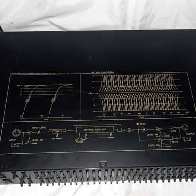Yamaha Q2031A Dual-Channel Graphic Equalizer 2010s - Black made in japan image 2