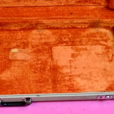 Vintage 1963 Fender Jazzmaster / Jaguar Hard Case - White Tolex - Rare Custom Color Case!  Pre-CBS Strat image 4