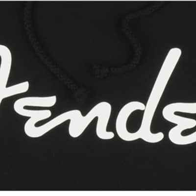 Genuine  Fender® Spaghetti Logo Hoodie, Black, Size Large MODEL # 9113017506 image 2