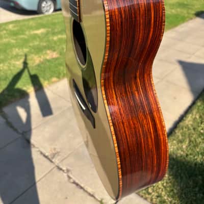 Santa Cruz OM Moon Spruce / Cocobolo “Luna” Custom 2015–Rare SCGC image 6