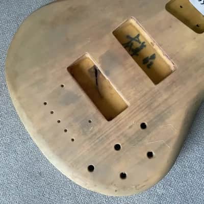 4 String Bass Solid Basswood Body DIY Project image 3