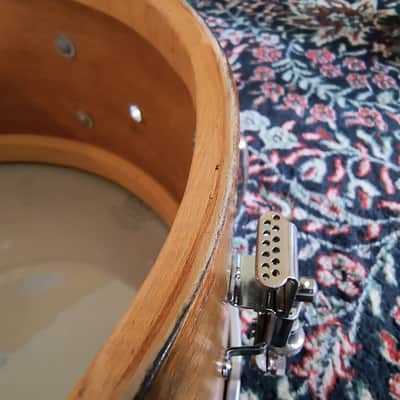 Vintage 1950s Slingerland No 157 Student Model 7 x 14" Snare Drum in Mahogany image 7