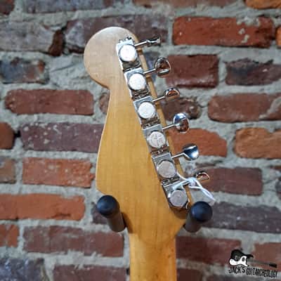 JACK'd: Fender Stratocaster *MIM Factory Fire* w/ Refinish & Upgrades (1994 - Bullitt Green Relic) image 17