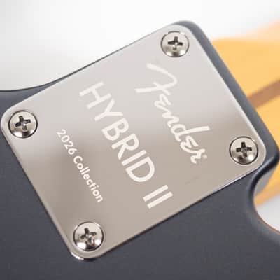 [SALE Ends June 30] [NEW] Fender Made in Japan Hybrid II 2026 Collection Telecaster Matte Phantom Black Satin Metallic Rosewood image 21