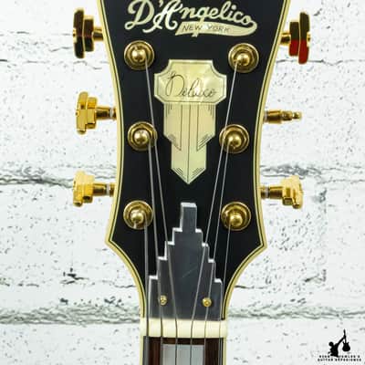 D'Angelico Deluxe Series Limited Edition DC Non F-Hole "One Off" Matte Plum w/ OHSC image 6