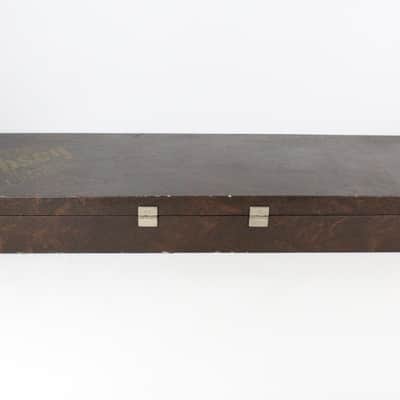 1974 Vintage Gibson L6-S Midnight Special/Les Paul/SG Brown Leather CASE ~CLEAN~ 1970s USA image 4