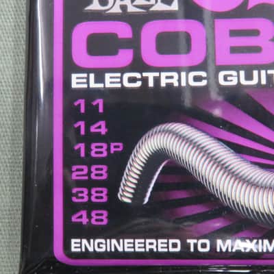 Ernie Ball 2720 Cobalt Power Slinky Electric Guitar Strings (11-48) image 3
