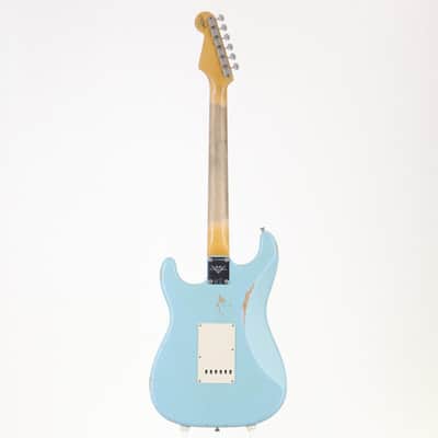 Fender Custom Shop Time Machine Series 1960 Stratocaster Relic Aged Daphne Blue [CZ530518] (06/17) image 2