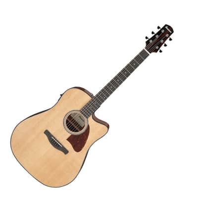 Ibanez AAD51CE Advanced Acoustic Series Acoustic Guitar, Natural High Gloss image 1