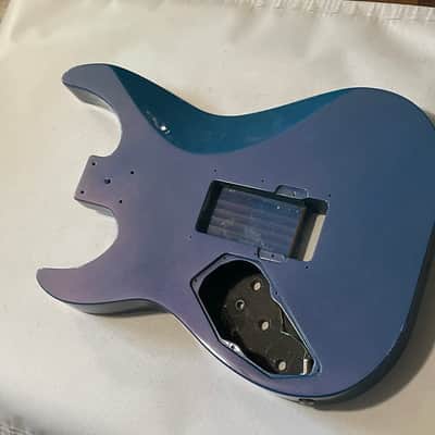 1980's Kramer USA Pacer Custom II Flip Flop FF Blue Guitar Body Floyd Ready image 11