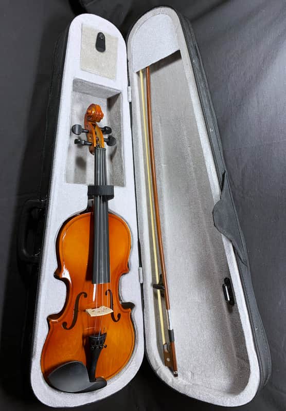2000's Student Line 4/4 Violin Outfit with Bow and Custom Case image 1