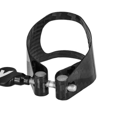 Vandoren CARBON FIBER Bb Clarinet Ligature & Plastic Cap-LC81BRP - Bronze Screw image 2