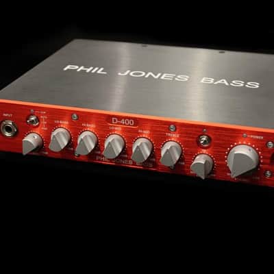 PJB (Phil Jones Bass) USED ​​D-400 Mod. (Red) with Amp Bag image 2