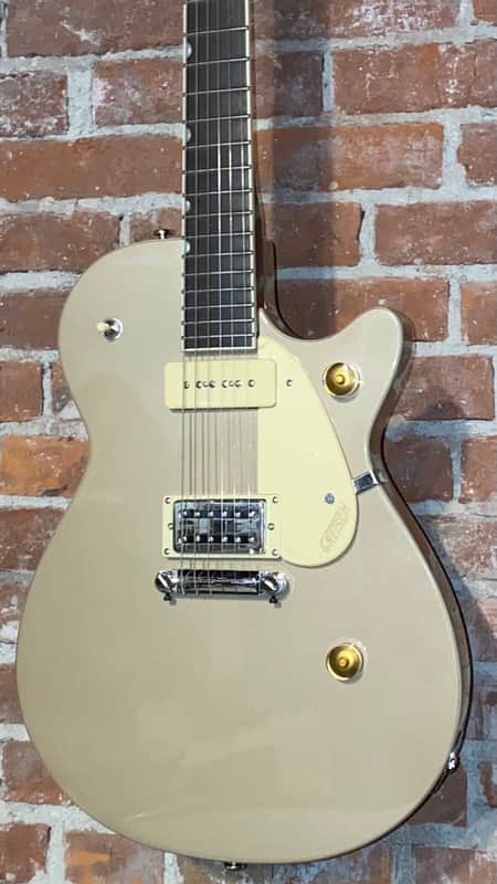 2021 Gretsch G2215-P90 Streamliner Junior Jet Club Sahara Metallic, Help Support Small Business ! image 1