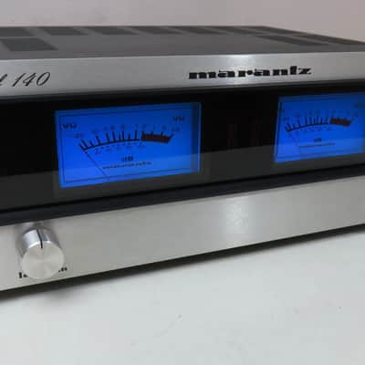 MARANTZ 140 POWER AMPLIFIER PRO SERVICED FULLY RECAPPED WITH BLUE LEDS image 1