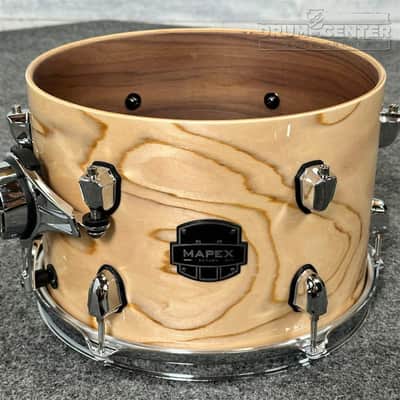 Mapex Saturn VI Rock 4pc Drum Set 22/10/12/16 Exotic Natural Burl image 6