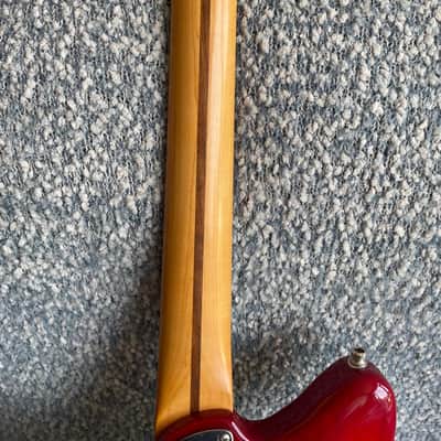 Fender American Ultra Jazzmaster with Maple Fretboard 2019 - Plasma Red Burst image 9