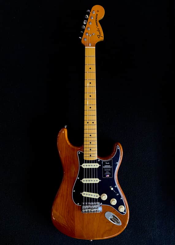 Fender American Vintage II '73 Stratocaster with Maple Fretboard - Mocha image 1