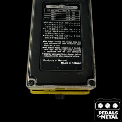 Boss OD-2 Turbo OverDrive (Black Label) 1985 - 1988 - Yellow - X18010 image 6