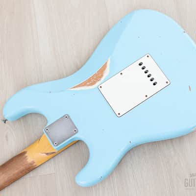 2025 Nash S-67 S-Style Electric Guitar Sonic Blue Medium Aged w/ Lollar, Case & Tags image 12