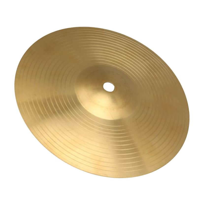 Golden Diameter 8 Inch Drum Cymbal Brass Alloy Crash Percussion Accessories For Drum Kit Suitable For Novices (Small) image 1