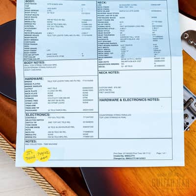 Fender Custom Shop '58 Telecaster Journeyman Relic Sunburst w/ V Neck, Figured Ash Body image 14