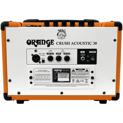 Orange Crush Acoustic 30 Guitar Combo Amplifier (30 Watts, 1x8"), Orange image 4