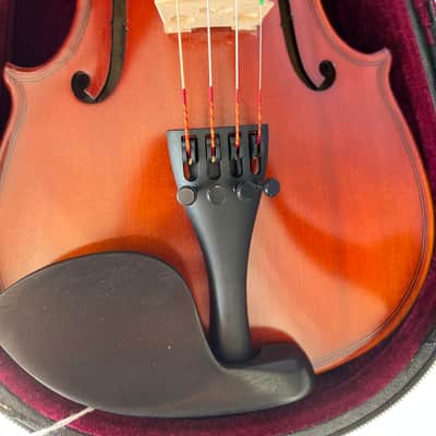 Krutz V210, 1/2 size violin set, 2017 Antique red cherry image 1