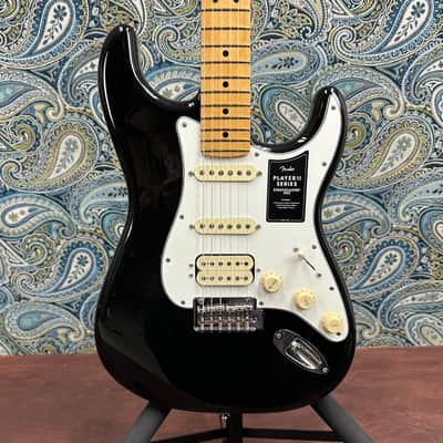 Fender Player II Stratocaster HSS Electric Guitar Black image 1
