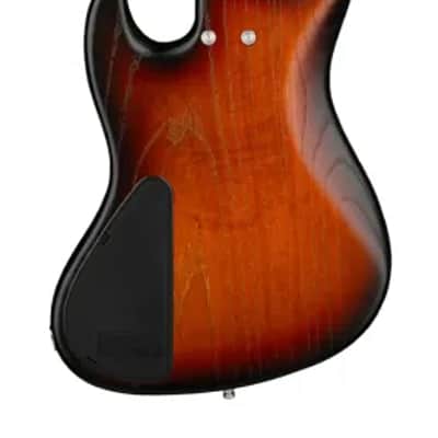 Sadowsky MetroLine 21-Fret Vintage P/J Bass-Swamp Ash Body-4 String-Almond Sunburst Transparent Satin-Fretless image 3