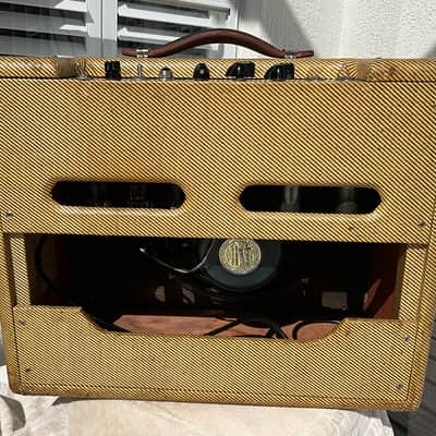 Fender Deluxe 5E3 Narrow Panel 15-Watt 1x12" Guitar Combo 1955 - 1960 !video! image 5